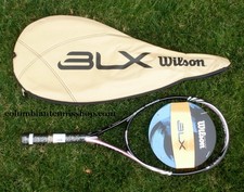 New Wilson BLX Coral wave 4 3/8 w cover unstrung tennis racket EU3 auction promo