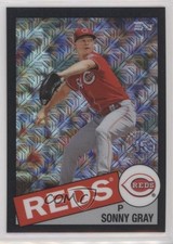 2020 Update Silver Pack 1985 Topps Chrome Baseball Black 61/199 Sonny Gray 0t3l