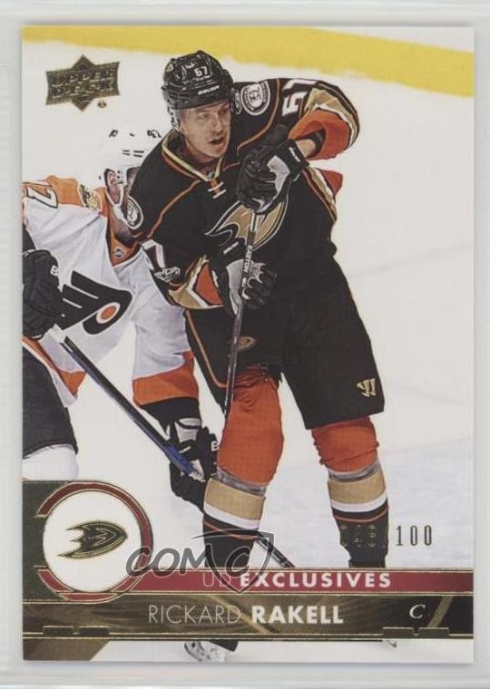 2017-18 Upper Deck Exclusives 48/100 Rickard Rakell #5 uk2