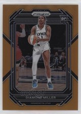 2023 Panini Prizm WNBA Orange Prizm 37/99 Diamond Miller #134 11ba