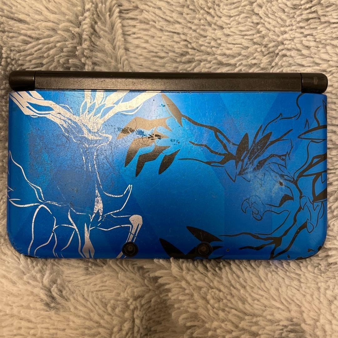 Nintendo 3DS LL XL Pokemon XY Xerneas Yveltal Blue Console Tested
