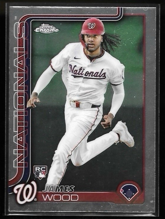 2025 Topps Chrome #132 James Wood Nationals