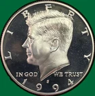 1994-S Silver Proof Kennedy Half Dollar Proof PF Coin #42102