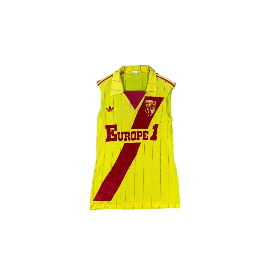 Maillot Vintage RC Lens 1977-1978 - Adidas - Domicile - Sans Manches - Taille XXS