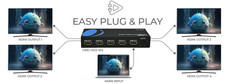 OREI 1X4 HDMI SPLITTER w/ EDID HDS-104