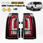For 2015-2020 GMC Yukon/Yukon XL LED Tail Lights Assembly W/Bulb Pair Left+Right