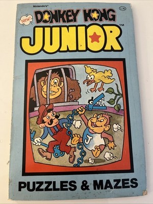 Donkey King Junior Puzzzles And Mazes Mario (a Few Puzzles Completed)