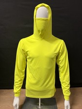 Hoodie Face Mask Long Sleeve T- Shirt 100% Po...