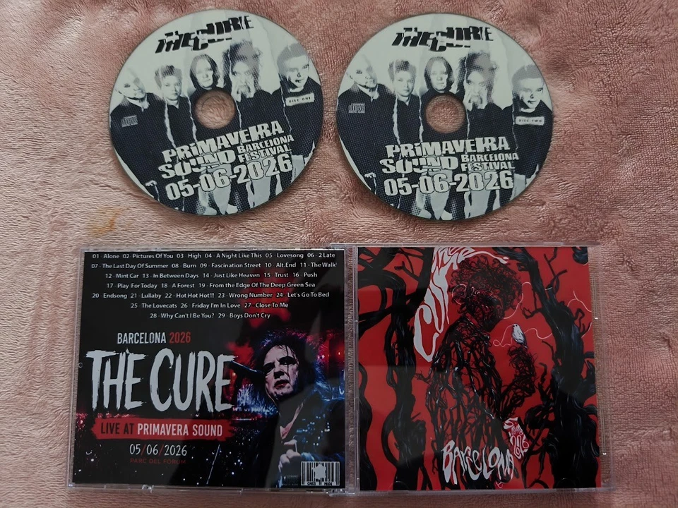 Double CD Live The Cure - Primavera Sound Barcelona 2026-06-05 ( soundboard) - Immagine 4 di 4
