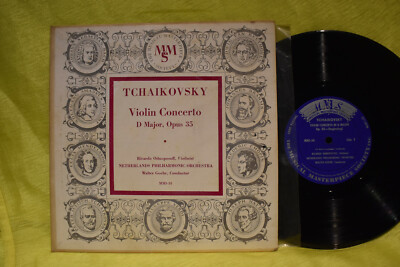 RICARDO ODNOPOSOFF tchaikovsky violin concerto in d 10'' MMS-34 USA Mono 