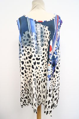 Chalou Damen T-Shirt Top Tanktop Mehrfarbig Gr.50 Neu