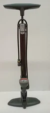 Bike Tire Floor Pump 160 psi 25" Tall Black with Guage Sports Ball Inflator