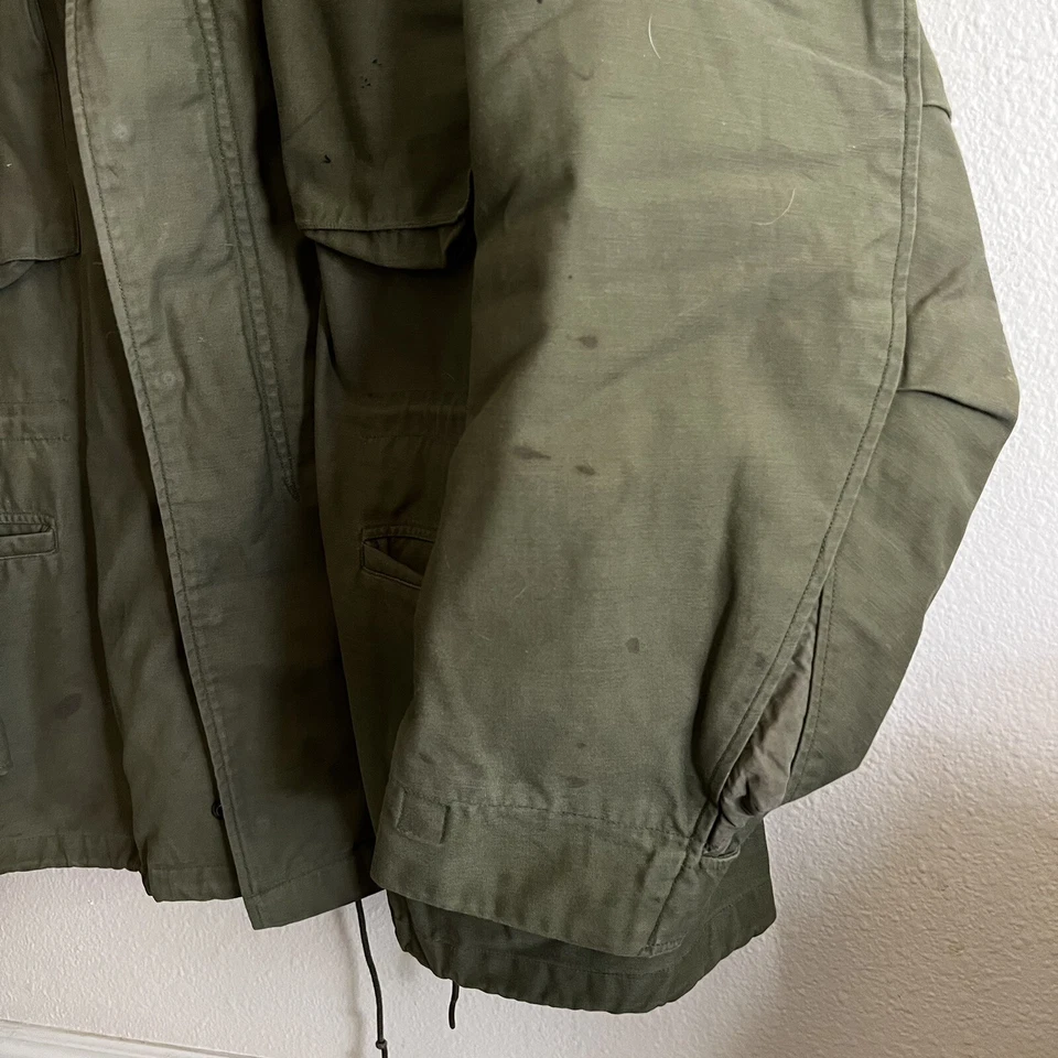 Abrigo de Colección Militar de Estados Unidos OG-107 Chaqueta de Campo para Clima Frío y Forro Grande Regular Foto 4 de 4