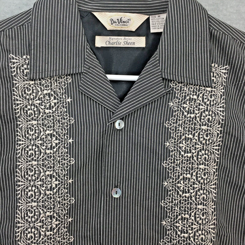 DaVinci California MEDIUM Signature Series Charlie Sheen Bowling Black White - Picture 2 of 7