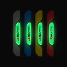 4x Car Safety Parts Door Edge Strip Anti-Scratch Protector Stickers Glow in Dark
