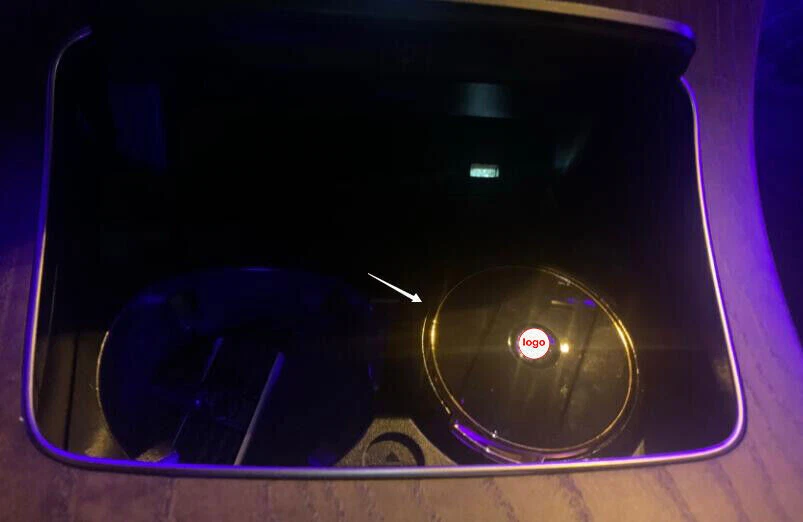 Panel de encendedor de cigarrillos consola oro rosa para Benz Clase E Clase C GLC 260L Foto 2 de 4