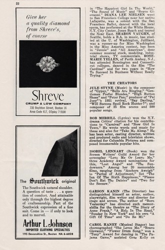 Barbra Streisand "FUNNY GIRL" Sydney Chaplin 1964 Boston World Premiere Playbill - Picture 13 of 15