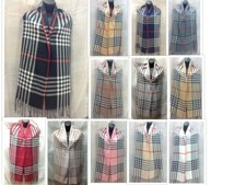 Lady Women Blanket Oversized Tartan Scarf Wrap Shawl Plaid Cozy Checked Pashmina