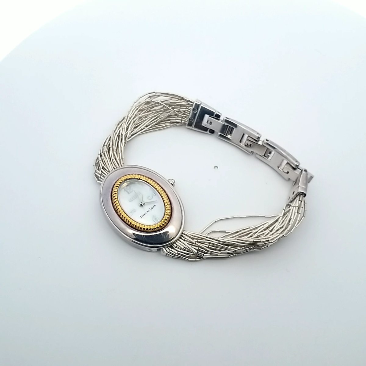 ECCLISSI Sterling Mother of Pearl Face Oval Case Liquid  display picture 2