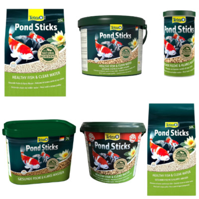 TETRA Pond Sticks 1/4/7/10/15/25/50L Hauptfutter alle Teichfische klares Wasser