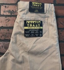 French Toast Boys' Pleated Wrinkle No More Pants Size w30