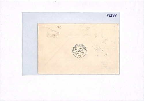 BRAZIL ZEPPELIN *HINDENBURG* FLIGHT Sieger Cover Air Mail 1936 APRIL Rio YV235 - Picture 10 of 12
