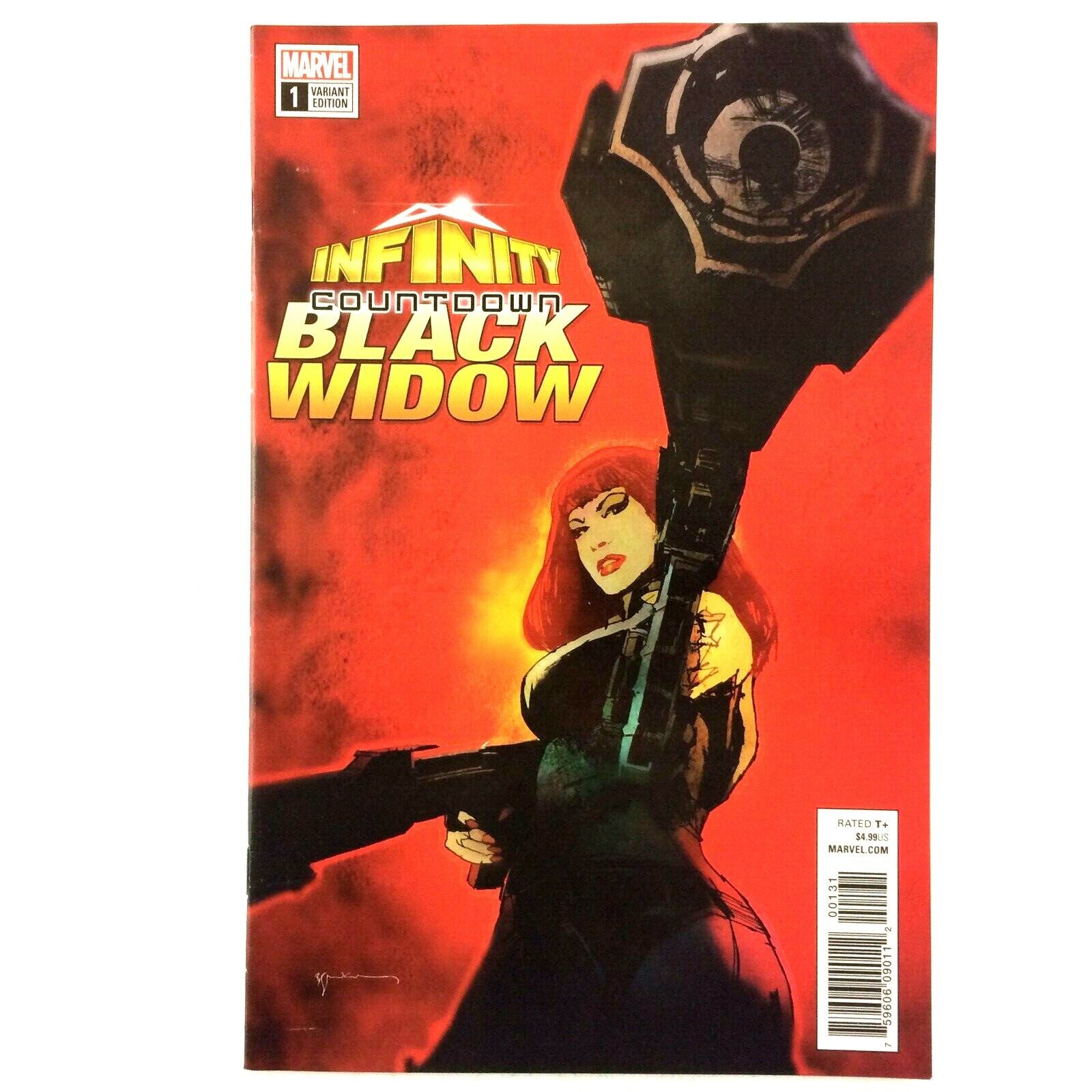 Infinity Countdown: Black Widow #1 Bill Sienkiewicz Variant Marvel 2018 NM- 