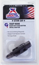 Grovtec Snap Hook Push Button Swivel Adapter #GTSW-269