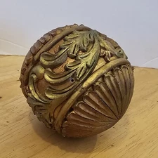 Ornate Decorative Ball Sphere Orb Large Beautiful 3”
