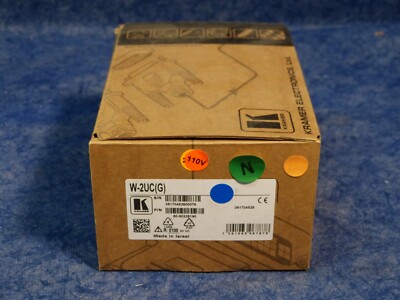Kramer W-2UC(G) Double USB Charger (Gray) G71