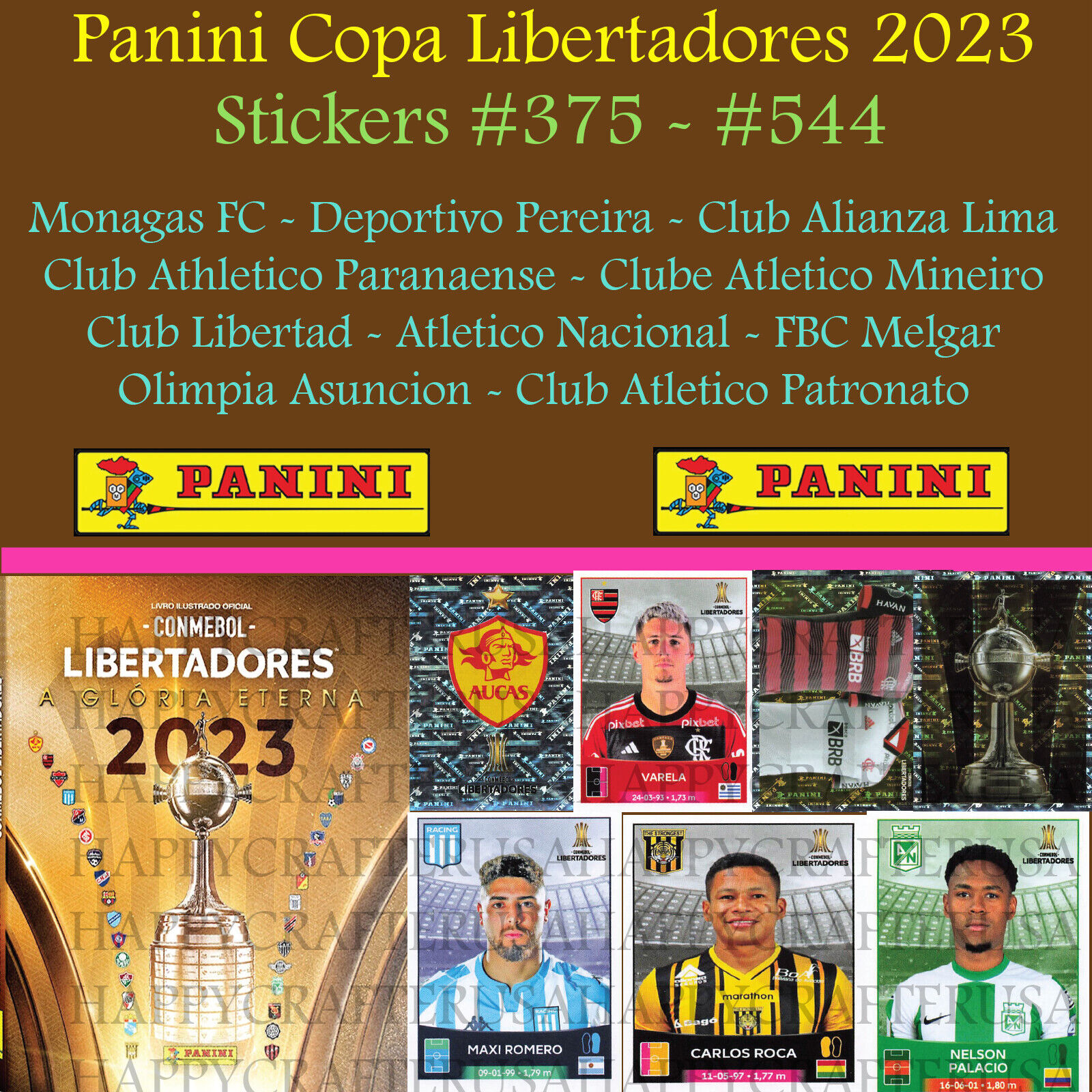 2023 PANINI CONMEBOL Copa Libertadores Sticker #445 MARIANO - CAM • $4.99  in 2023