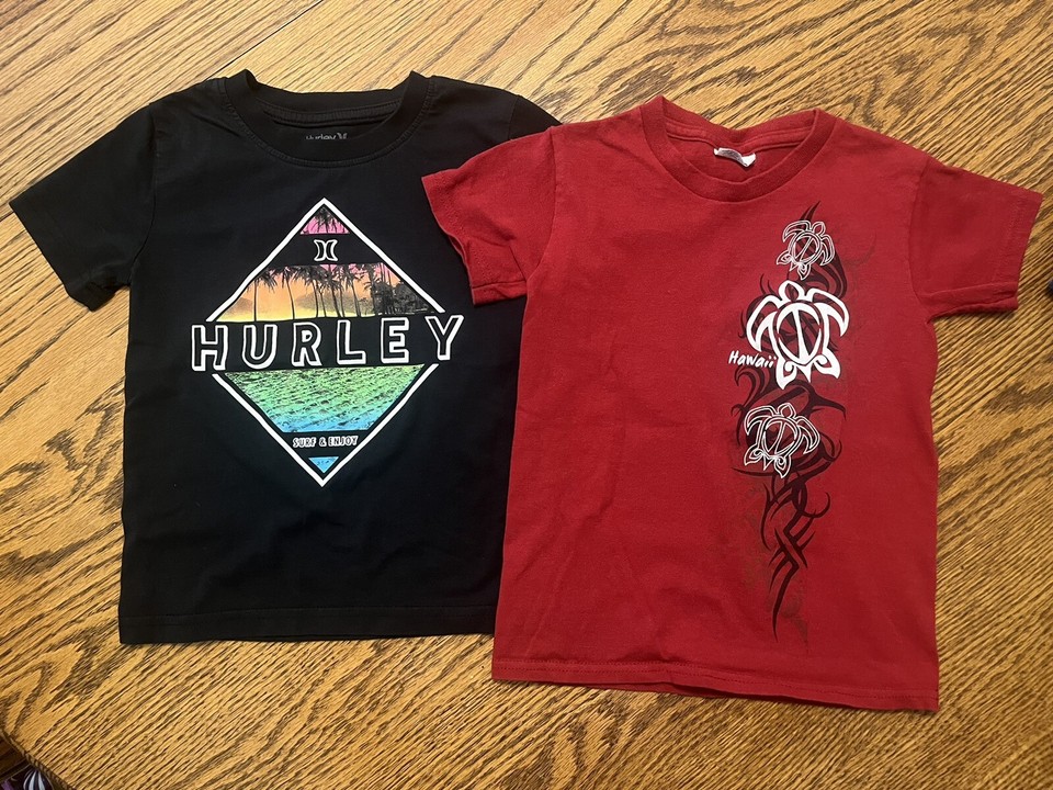 Toddler Boys Clothes Size 3T Levi’s Jeans Hurley Shirt Hawaii Shirt