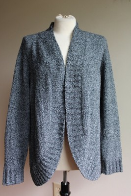 fleece open cardigan