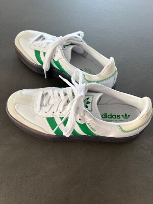 wNEU - adidas samba 40 2/3 weiß-grün