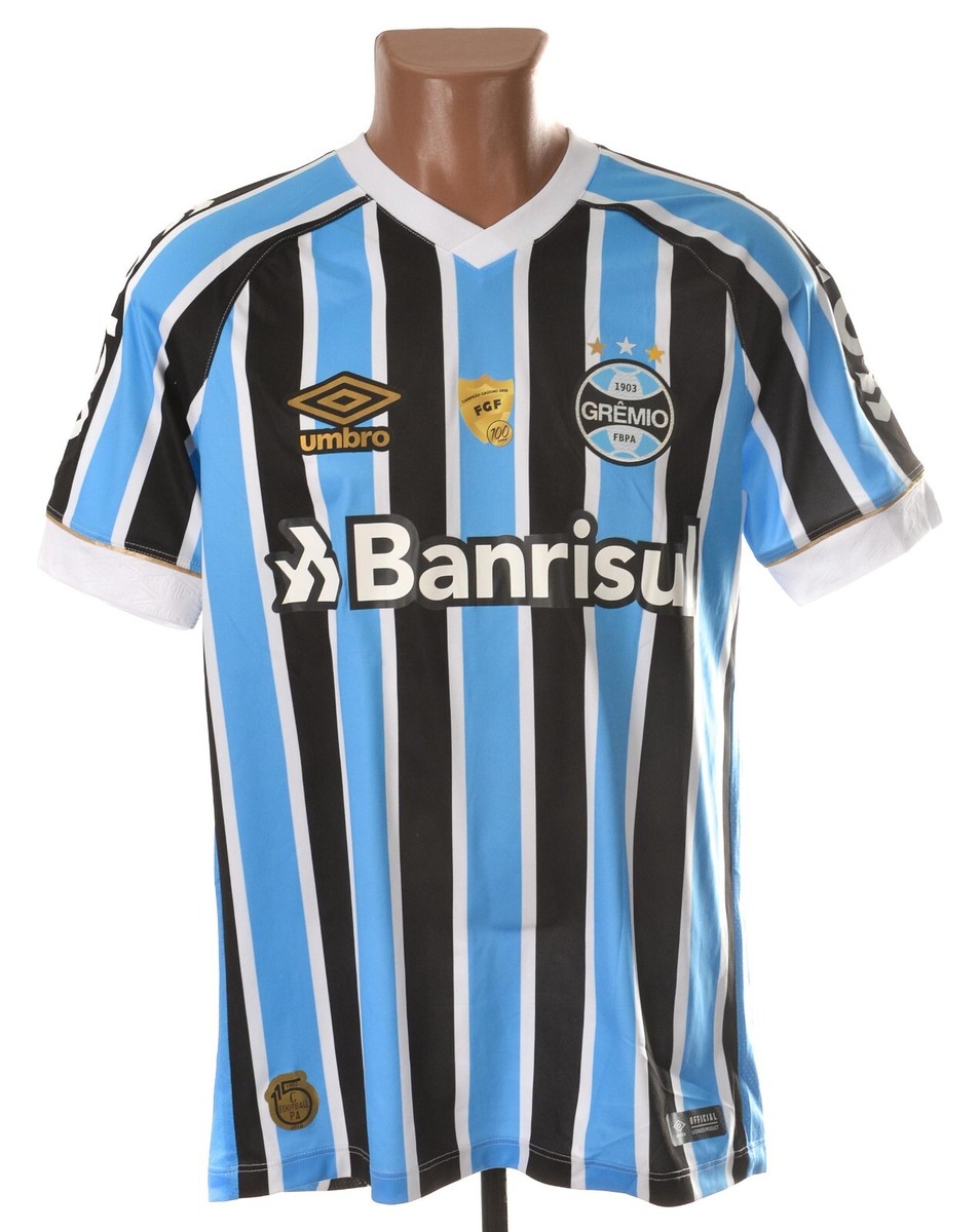 GREMIO 2018/2019 HOME FOOTBALL SHIRT JERSEY UMBRO M #90 ANDRE | eBay
