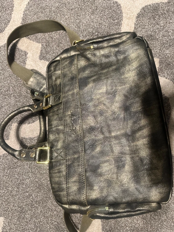 Bolsa para câmera House of Flynn, dourada, pouco usada - Imagem 3 de 4