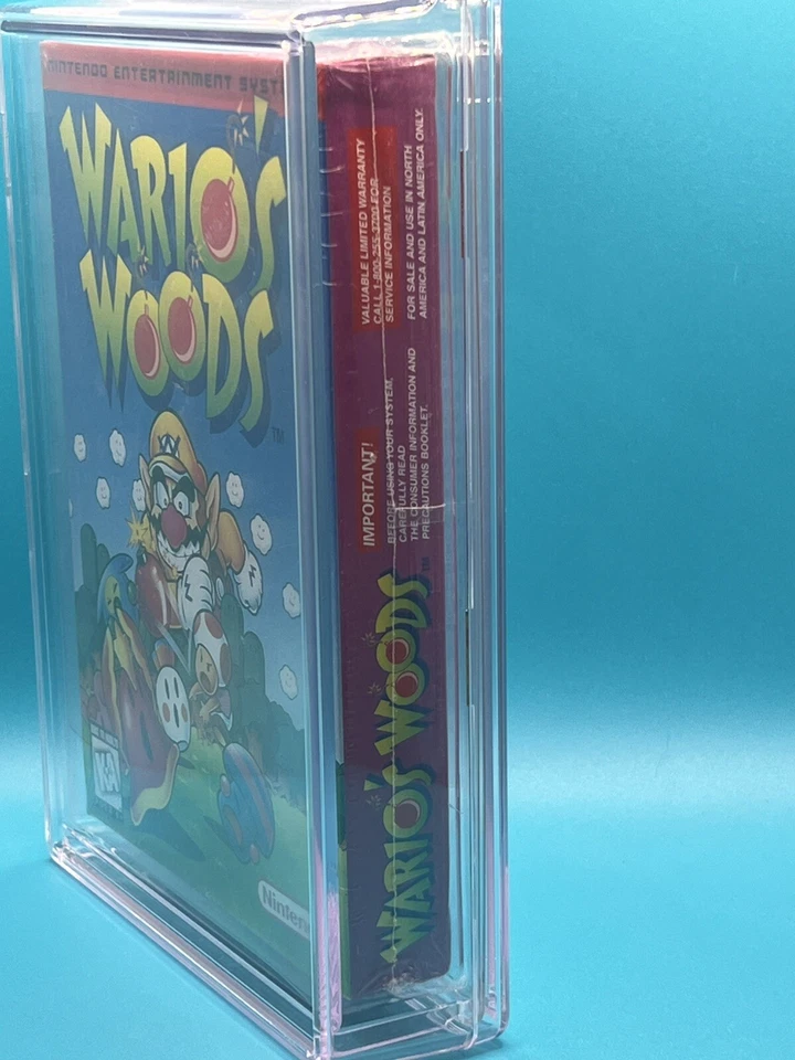 Wario's Woods (Nintendo NES, 1994) Nes Sealed New Graded CGC 9.4 A+ RARE - Image 4 of 4