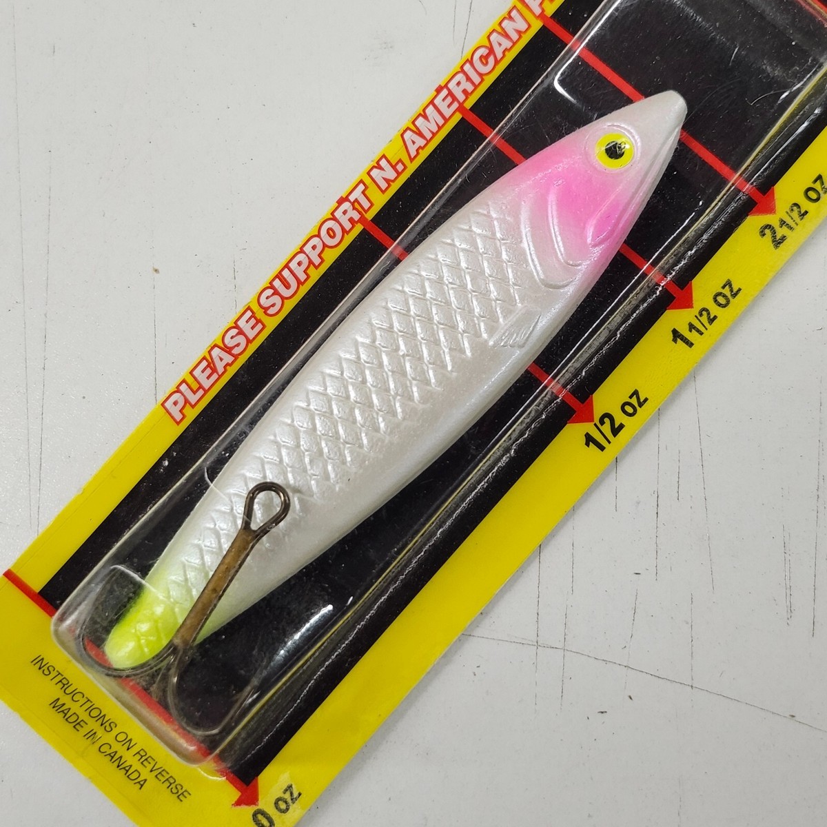 ZZINGER Anchovy Herring Yellow Tail 2-1/2oz Lure 3.5in Doug Field