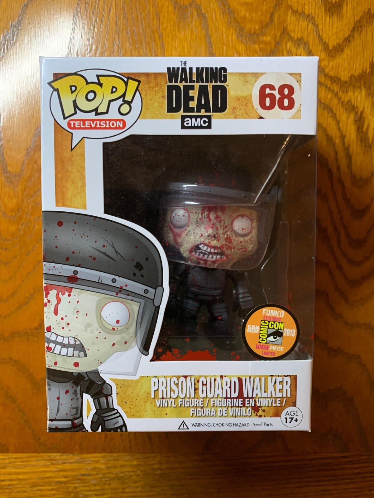 Funko Pop Amc The Walking Dead Bloody Prison Guard Walker Sdcc 2013 1008 Pieces