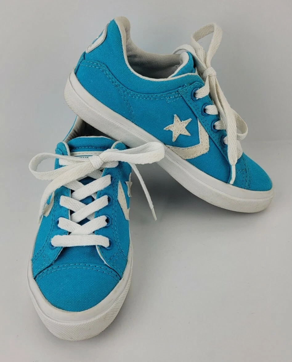 Scarpe da skateboard Converse Cons Youth taglia 12 blu in tela