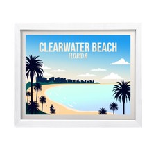 Designs ByLITA Clearwater Beach Florida, Wall Print Art Multiple Frame