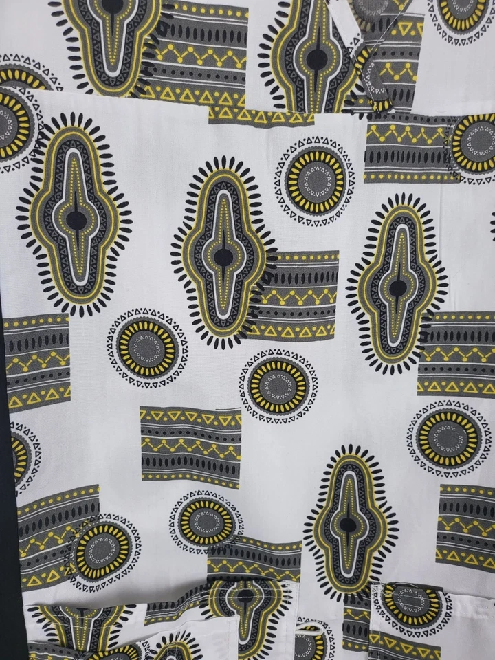 Divine Scrubs By JDM Uniform Scrub Top Xs Womens V Neck Short Sleeve NWT - Image 3 of 4