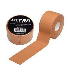 Ultra Athletics Rigid Strapping Sports Tape with Superior Adhesion and Strength