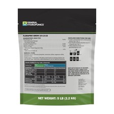 General Hydroponics FloraPro Grow Soluble 5 LB Commercial Cultivation Fertilizer