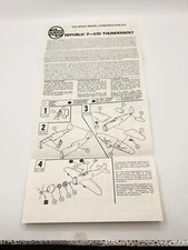 Vintage Assembly Instructions1:72 Airfix Craft Master P-47D Thunderbolt