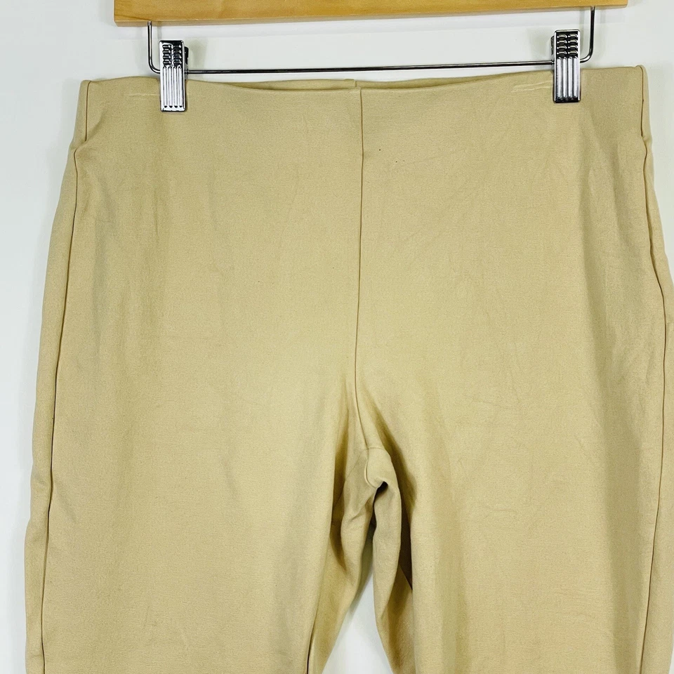 Nanette Lepore Beige Ponte Elástico Pull On Elástico Leggings Pantalones Mujer Medianos Foto 2 de 4