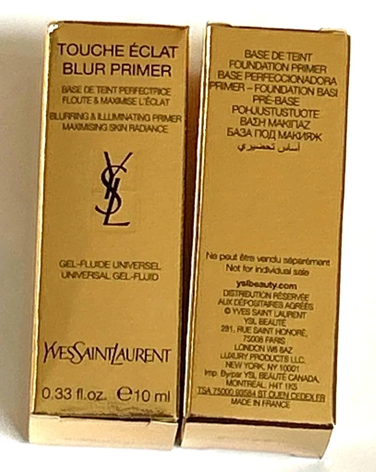Yves Saint Laurent Touche Eclat Blur Primer Universal Gel Mini 10ml (3pcs- Gold) - Image 2 of 4
