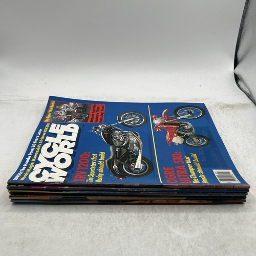 Cycle World Motorcycle Magazine 1989 Lot of 6 Issues Honda Harley Jay Leno BMW - Picture 2 of 8
