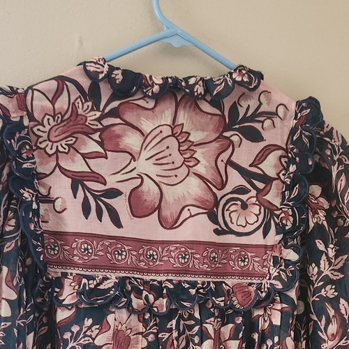 Camicia Farm Rio teal ainika charm manica lunga taglia small nuova con etichette - Foto 9 di 9