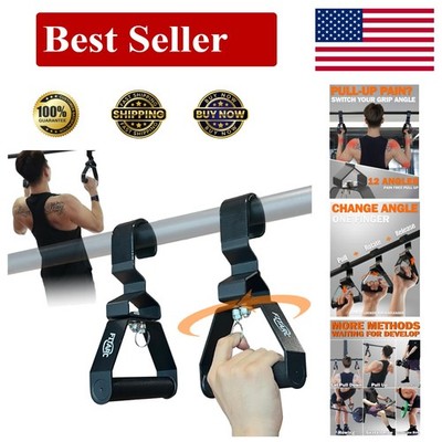 Transform Your Fitness with Adjustable Pull Up Handles - 350 lbs Capacity